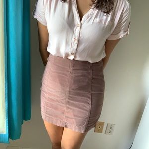 Soft Brown Skirt From Free People